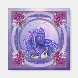 Imán Mimnasio de sirena del océano púrpura