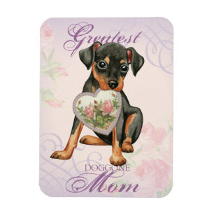 Imán Min Pin Heart Mom