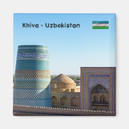 Imán Minarete de Kalta menor inacabado - Khiva, Uzbekis