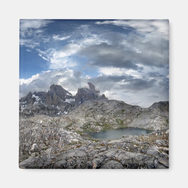 Imán Minarets Panorama above Nydiver Lakes - Sierra (Frente)