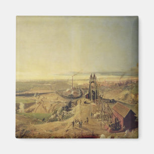 Imán Minas de carbón y canteras de arcilla en Montchani