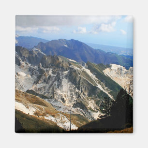 Imán Minas de mármol blancas, Carrara - Italia