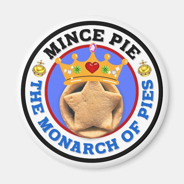 Imán Mince Pie - El monarca de los polos (Frente)