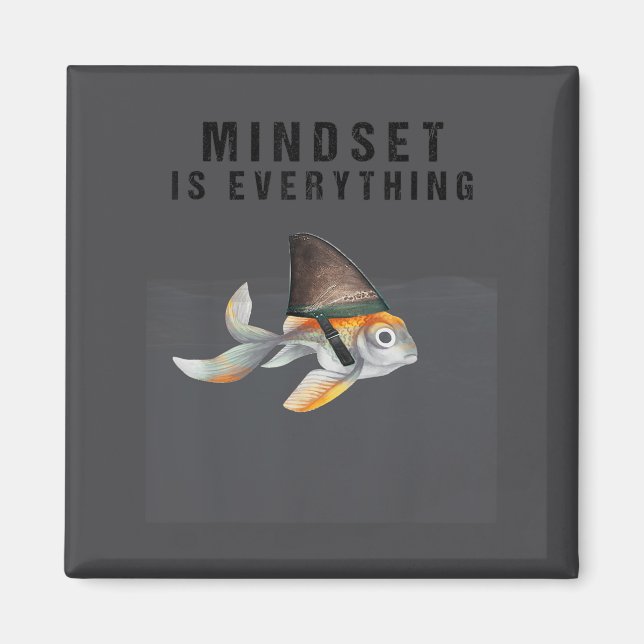 Imán Mindest Is Everything - Motivational Quote Insrati (Frente)