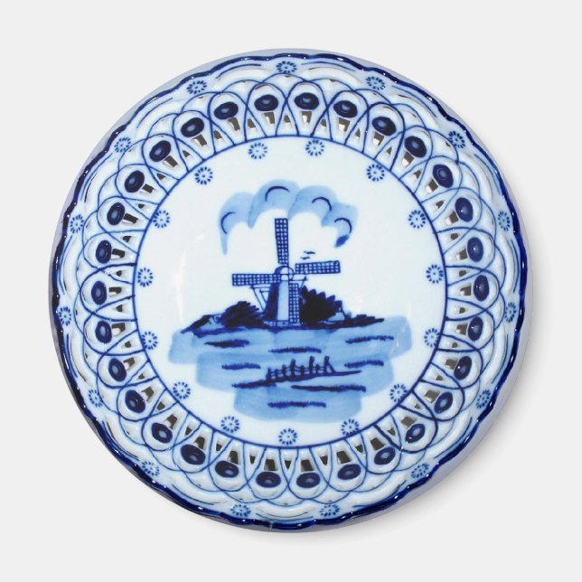 Imán Mini Art Delft Plate (Frente)