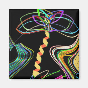 Imán Mini Art Neon Palm