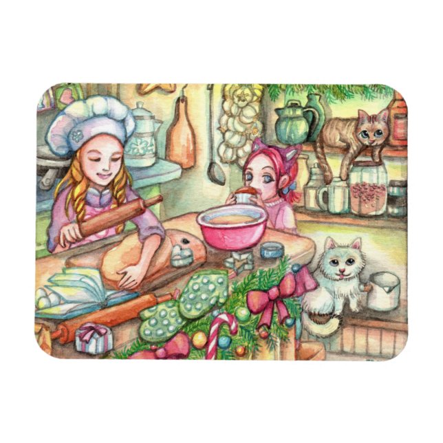 Imán Mini chef en la cocina (Horizontal)