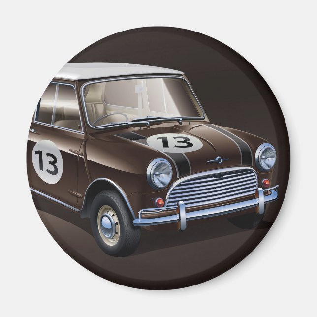 Imán Mini Cooper S brown (Frente)