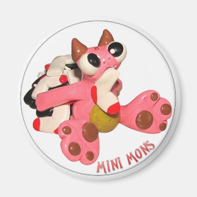 Imán Mini Mons "Sock Monster" Magnet (Frente)