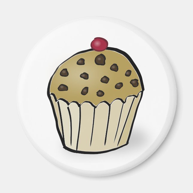 Imán Mini Muffin cúbico (Frente)