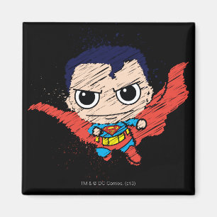 Imán Mini Superman Sketch