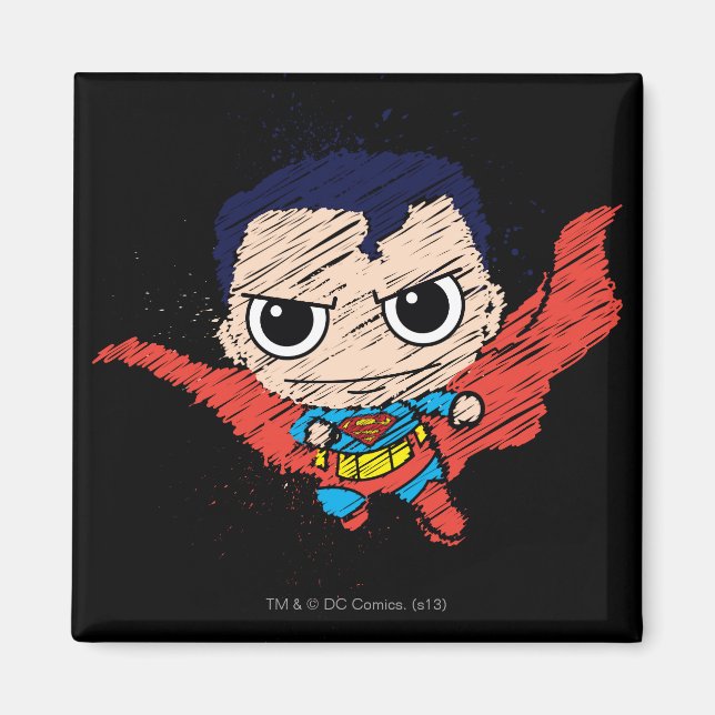 Imán Mini Superman Sketch (Frente)