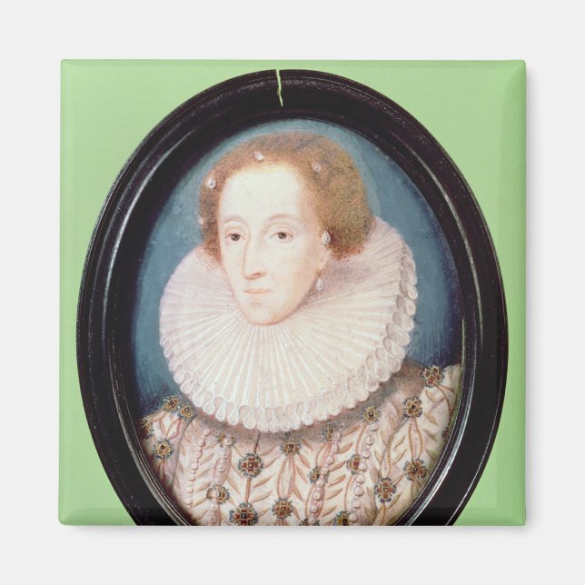Imán Miniatura de la Reina Isabel I (Frente)