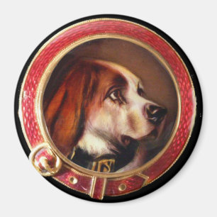 Imán MINIATURA PERRO RETRATA BLOdhound