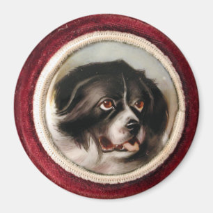 Imán MINIATURA RETRATOS DE PERROS EN Terranova