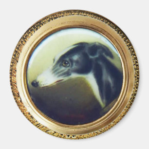 Imán MINIATURA VICTORIANA RETRATA Gris irlandés