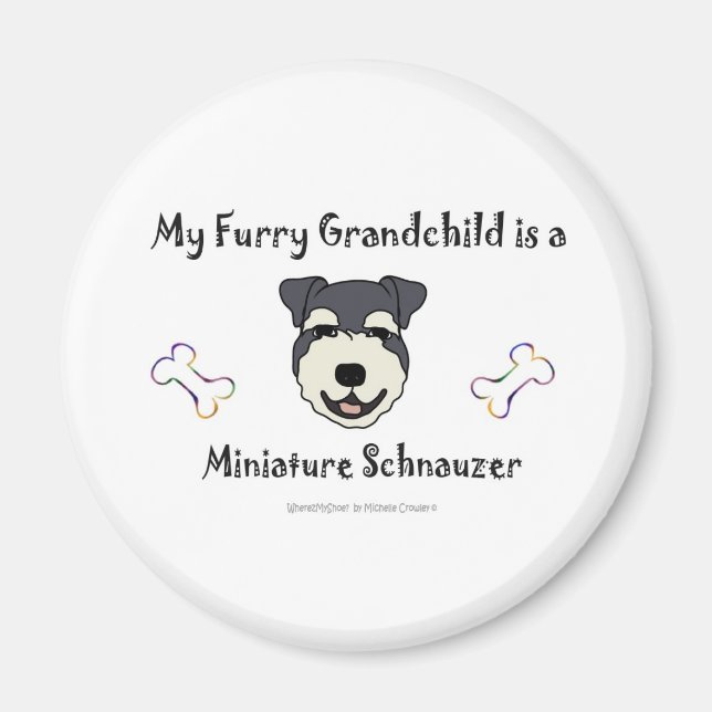 Imán MiniatureSchnauzer (Frente)