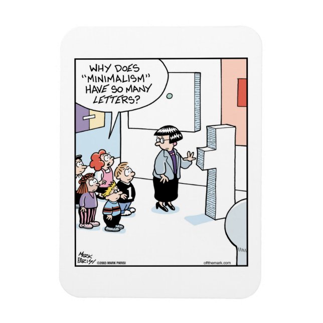 Imán Minimalism Art (Vertical)