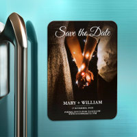 Minimalist Trendy Replace Photo Save The Date Card