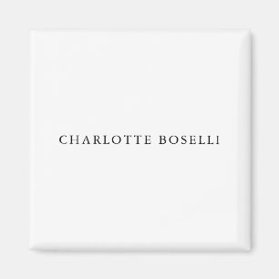 Imán Minimalista elegante profesional clásico simple