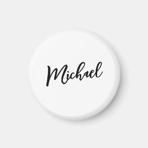 Imán Minimalista Profesional Moderno Elegante