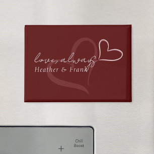 Imán Mínimo Chic Romántico Moderno Día de San Valentín