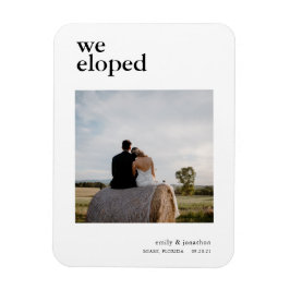 Imán Mínimo, hemos elegido la Invitación de Elopement P