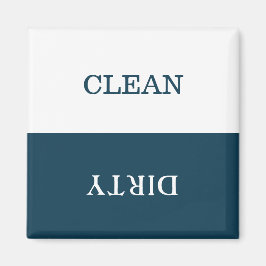 Imán Mínimo Rótulo de lavavajillas limpio y sucio