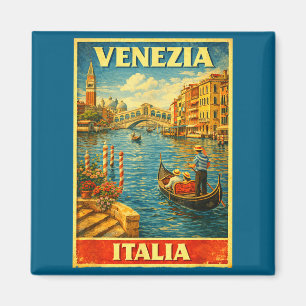 Imán Mínimo Venezia Italia Vintage Viajes Venecia