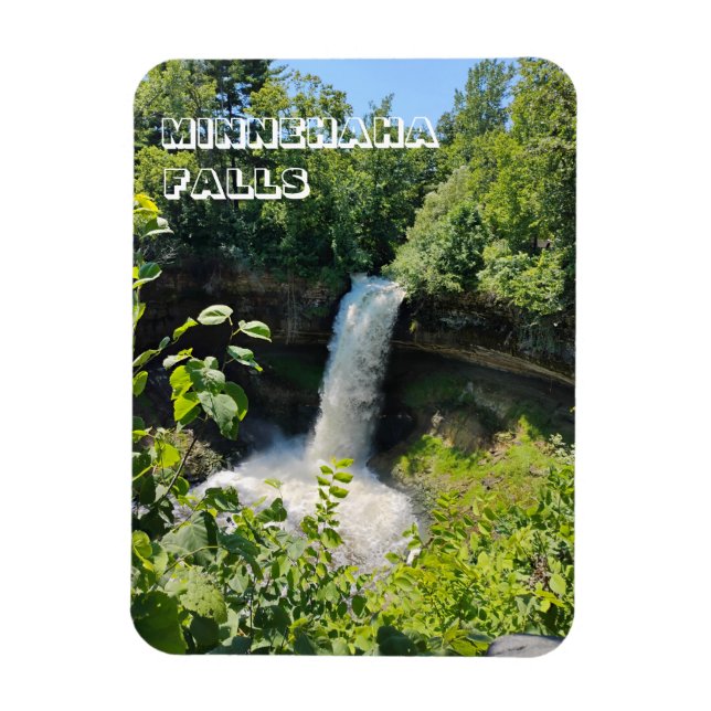 Imán Minnehaha Falls, Minnehaha Park, Minneapolis, MN (Vertical)