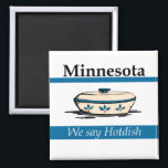 Imán Minnesota: Decimos Hotdish<br><div class="desc">¿Has asistido a una reunión en Minnesota últimamente? Cuando alguien está enfermo,  o se casa,  o tu lugar de trabajo tiene suerte,  ¡alguien siempre trae un plato caliente! En cualquier otro lugar,  se les llama casseroles,  ¿pero en Minnesota? Hotdish.</div>