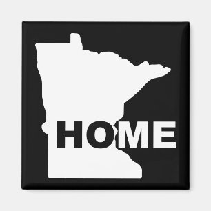 Imán Minnesota Hogar Lejos Del Estadio Fridge Magnet