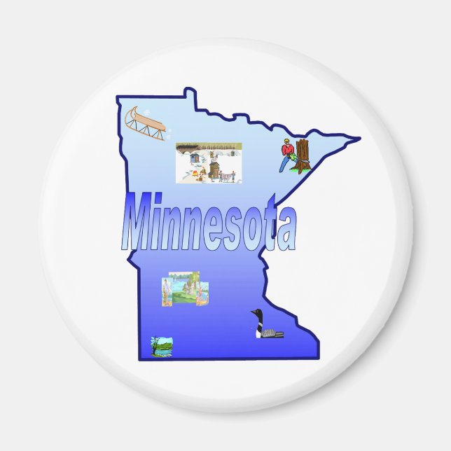 Imán Minnesota Magnet (Frente)