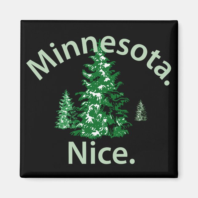 Imán Minnesota Niza. ¡Punto! (Frente)