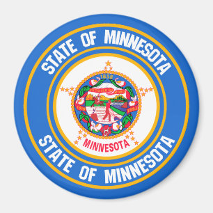 Imán Minnesota Round Emblem