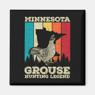 Imán Minnesota Ruffed Grouse Cita Para Una Rufa