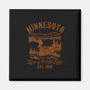 Imán Minnesota State Travel Minnesota Common Loon Recue