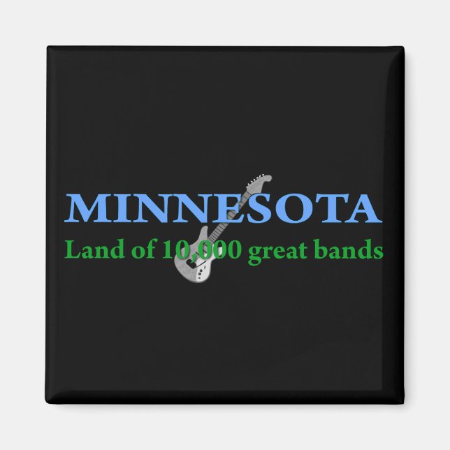Imán Minnesota - Tierra de 10.000 bandas (Frente)