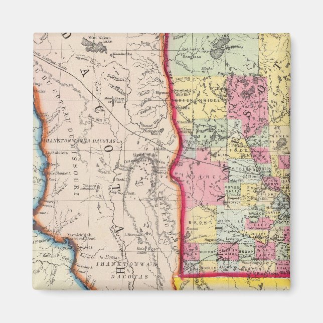 Imán Minnesota Y Dacotah (Frente)