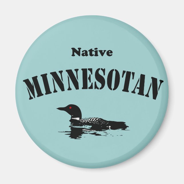 Imán Minnesotan nativo (Frente)