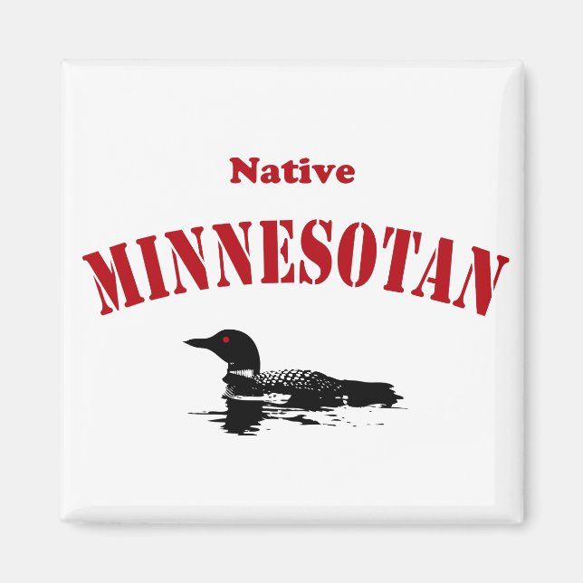 Imán Minnesotan nativo (Frente)