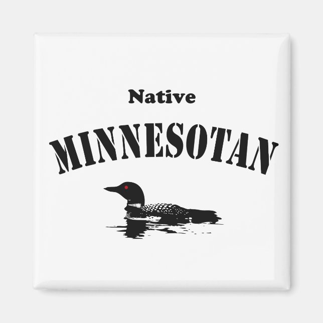 Imán Minnesotan nativo (Frente)