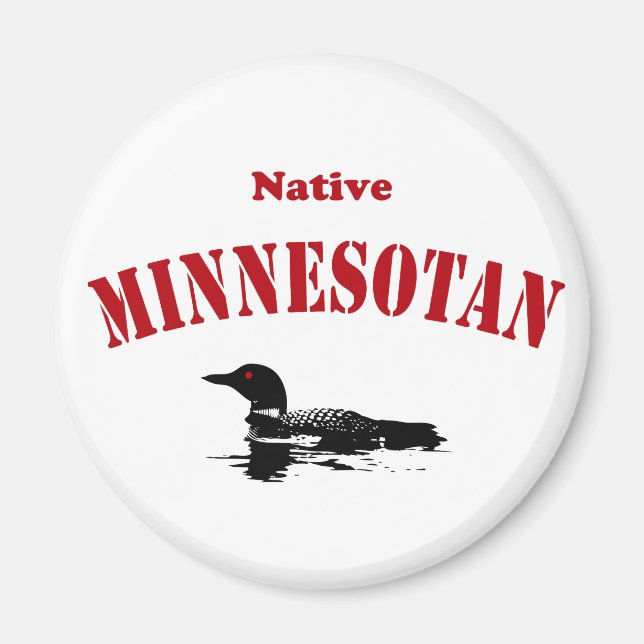 Imán Minnesotan nativo (Frente)