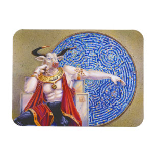 Imán Minotaur con el mosaico