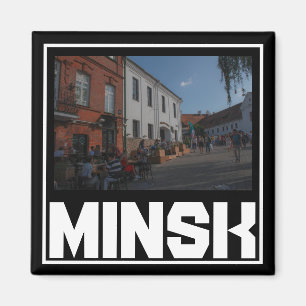 Imán Minsk Architecture Cityscape Magnet de Bielorrusia