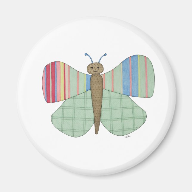 Imán Mint Butterfly Magnet (Frente)