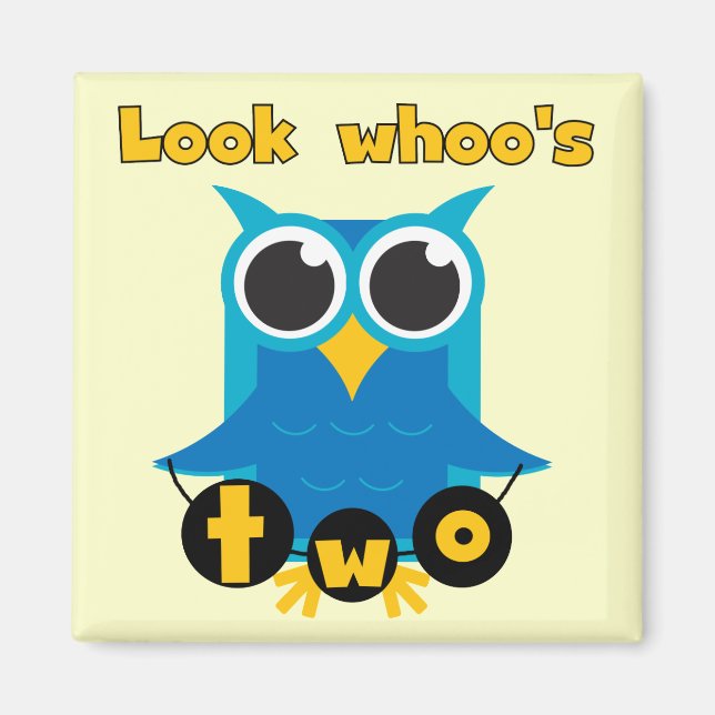 Imán Mira las camisetas y regalos de cumpleaños de quié (Frente)