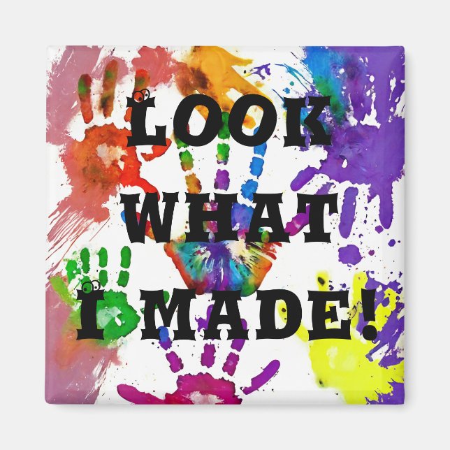 Imán ¡Mira lo que hice! (Frente)