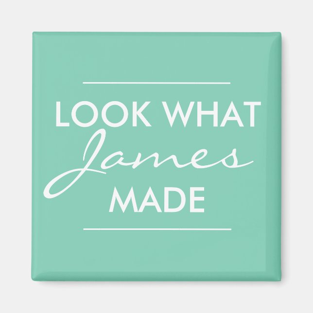 Imán Mira lo que tu hijo hizo... (Frente)