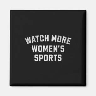 Imán Mira Más Deportes Femeninos - Béisbol, Fútbol, Sof